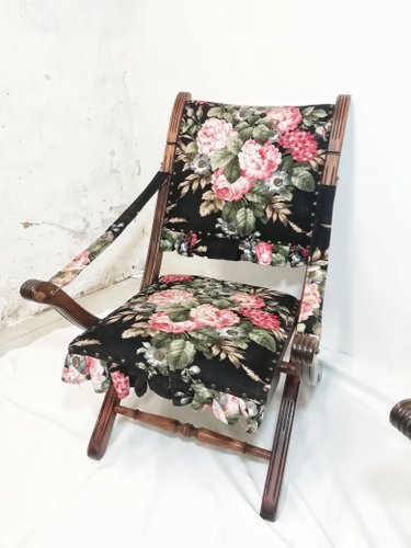 floral folding chair