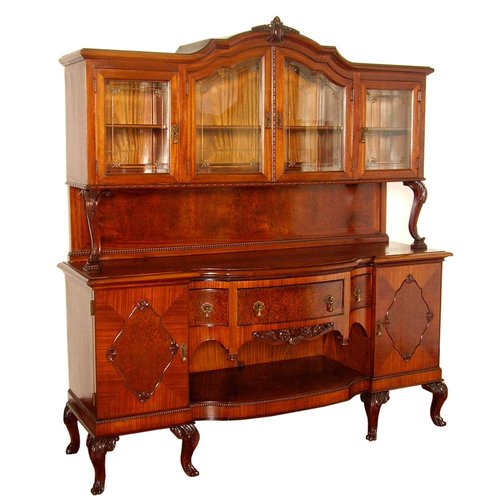Venetian Credenza with China Cabinet from Testolini Salviati
