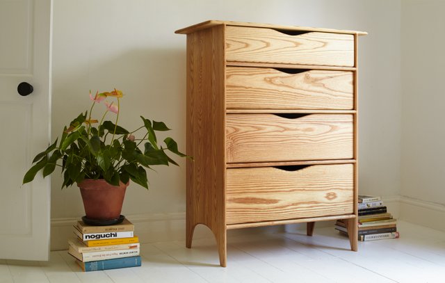 Tallboy Chest In White Ash By Naylor Studio For Sale At Pamono