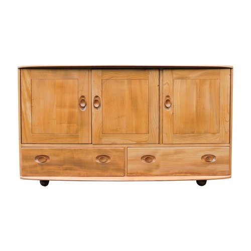Blonde Windsor Model 468 Sideboard With Drawers From Ercol 1960s