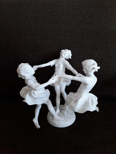 Art Deco Maywood Dance Porzellanfigur von Karl Tutter für Hutschenreuther