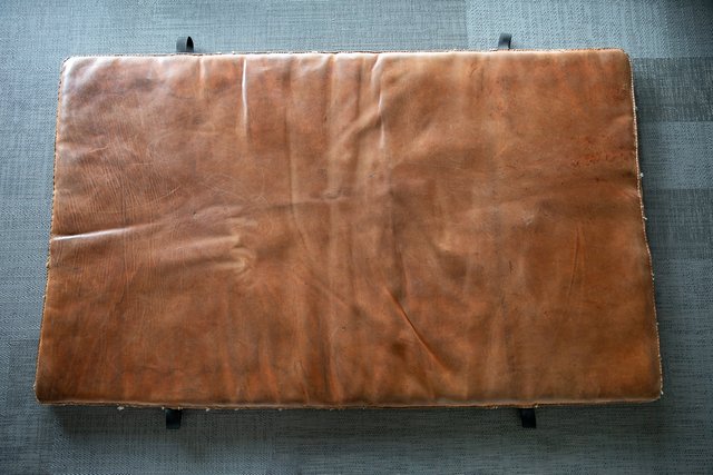 Vintage Leather Gymnastics Mat for sale 
