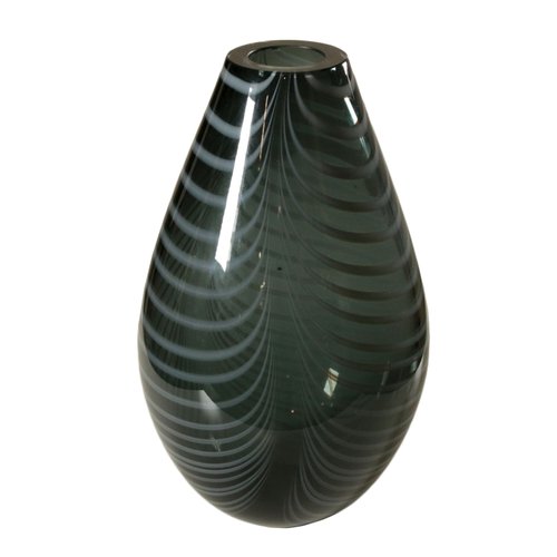 Vintage Italian Smoked Glass Vase For Sale At Pamono