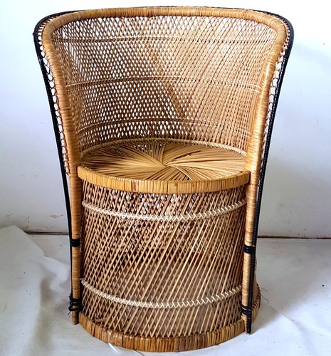 Wicker Side Chair 1960s For Sale At Pamono