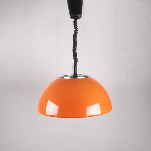 Acrylic Pull Down Pendant From Guzzini 1960s