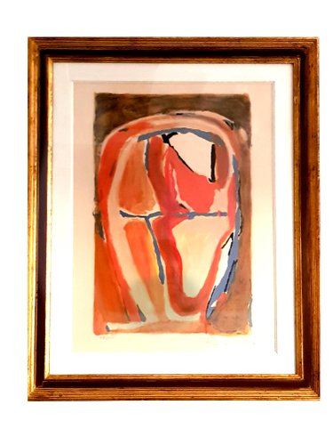 Abstract Composition Lithograph By Bram Van Velde 1950s For Sale At Pamono