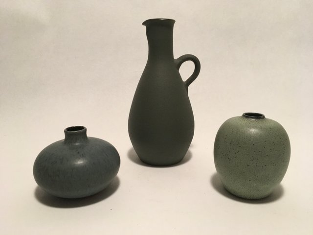 Vintage Vases By Siegfried Gramann For Topferei Romhild Set Of 3