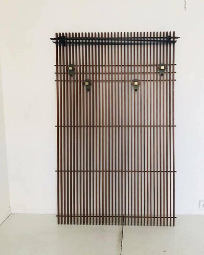 Skandinavische Vintage Garderobe Aus Teak Bei Pamono Kaufen