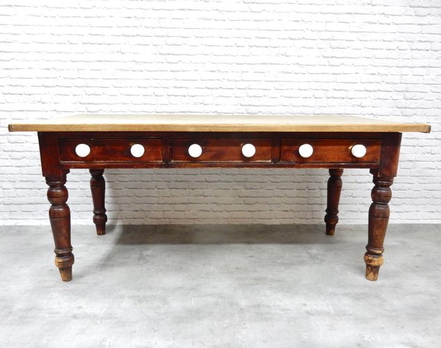 Antique Pine Kitchen Table