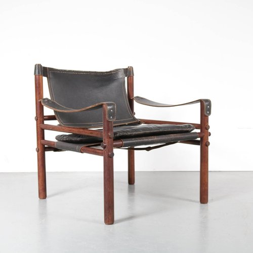 Sirocco Safari Chair By Arne Norell, Leather Safari Chairs