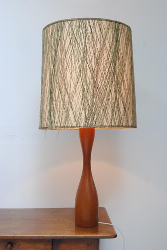 Large Teak Table Lamp 1960s For, Teak Table Lamp