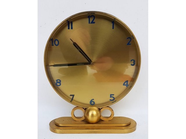 German Art Deco Table Clock 1930s For At Pamono