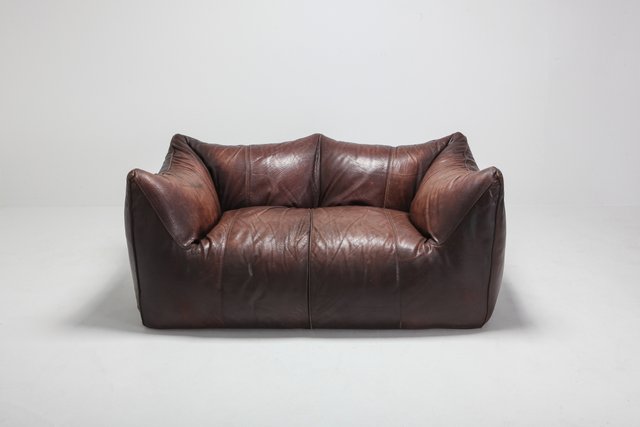 Le Bambole Leather Sofa By Mario Bellini For B Italia 1970s Le Bambole Leather Sofa By Mario