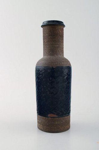 Danish Glazed Stoneware Vase By Nils Kahler 1960s For Sale At Pamono