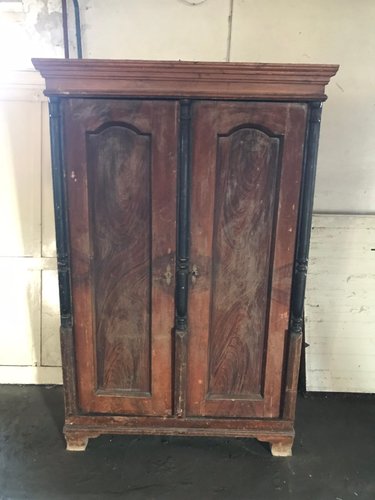 Antique Hungarian Pine Wardrobe For Sale At Pamono