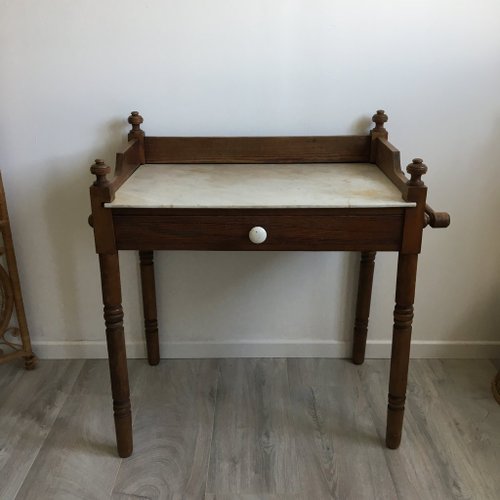 dark wood dressing table