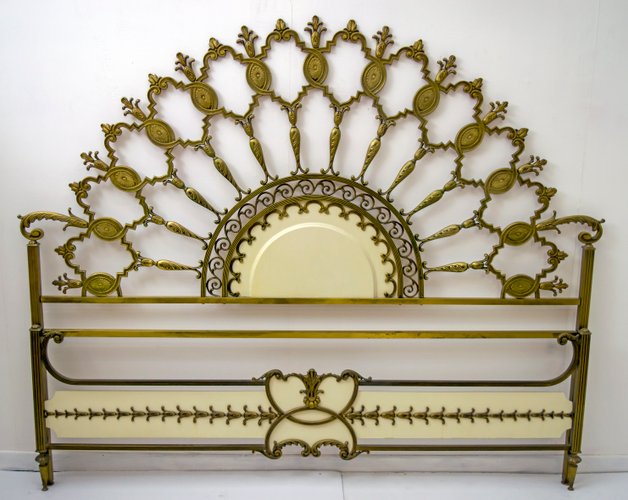 Mid Century Italian Brass Bed 1960s