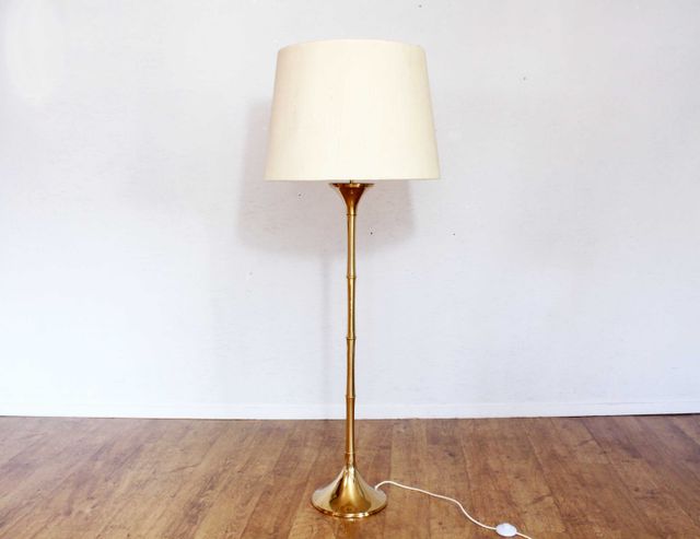 German Brass Floor Lamp By Ingo Maurer 1960s