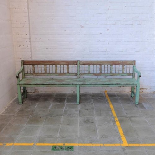 Grüne Vintage Gartenbank, 1930er bei Pamono kaufen