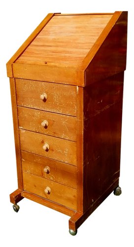 mid century changing dresser