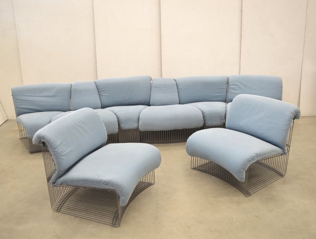 Pantonova Modular Sofa System By Verner Panton For Fritz Hansen 1970s Set Of 6 At Pamono Pantonova Modular Sofa System By Verner, Modular Sofa Furniture System