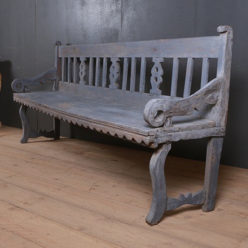Antique Wooden Bench For At Pamono, Wooden Bench Description