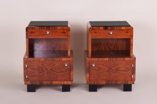 glass dressers and nightstands