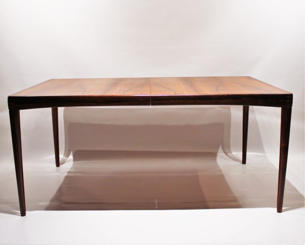 Scandinavian Modern Danish Rosewood Dining Table By H W Klein For Bramin 1966