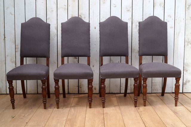 Antique English Dining Chairs Set Of 4 For Sale At Pamono