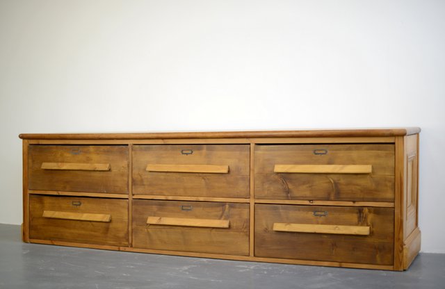 Large Antique Pine Industrial Tailor S Dresser For Sale At Pamono