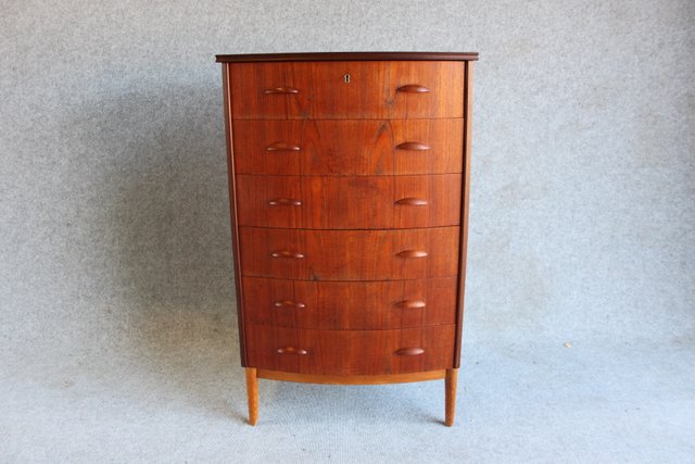 Mid Century Danish Oak And Teak Dresser 1950s For Sale At Pamono