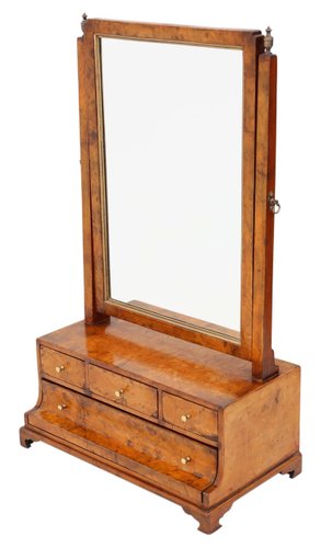 Antique Dressing Table Mirror 1800s, Vintage Vanity Table Mirror