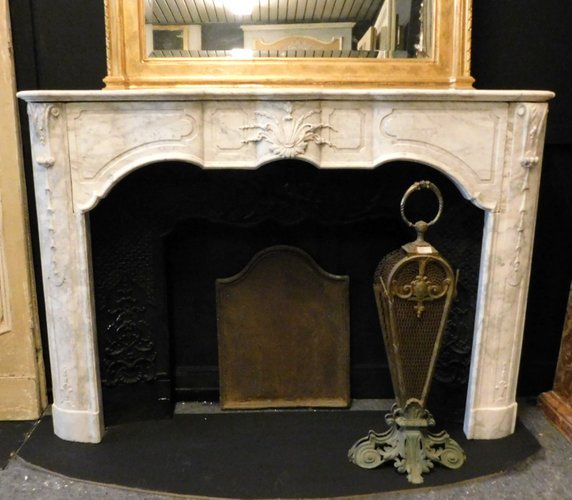 Antique Marble Fireplace Mantel For Sale At Pamono
