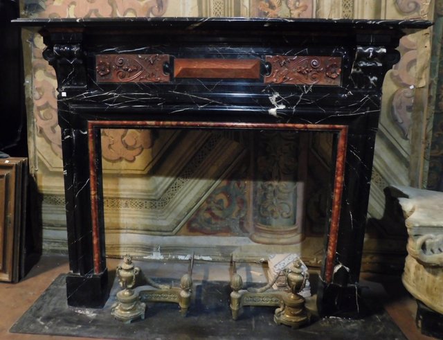 Antique Marble Fireplace Mantel For Sale At Pamono