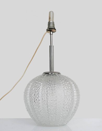 bubble glass floor lamp