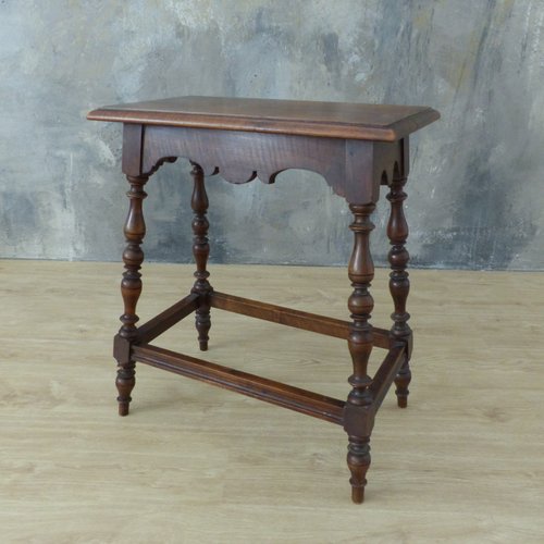 Antique German Wooden Side Table For, Vintage Wooden Side Tables