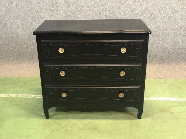Black Oak Veneer Dresser 1960s For Sale At Pamono