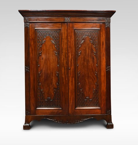 Antique Mahogany Wardrobe For Sale At Pamono