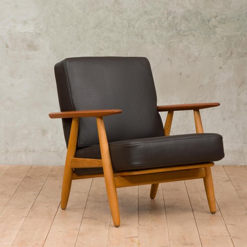 Vintage Ge 240 Cigar Lounge Chair By Hans J Wegner For Getama 1950s For Sale At Pamono