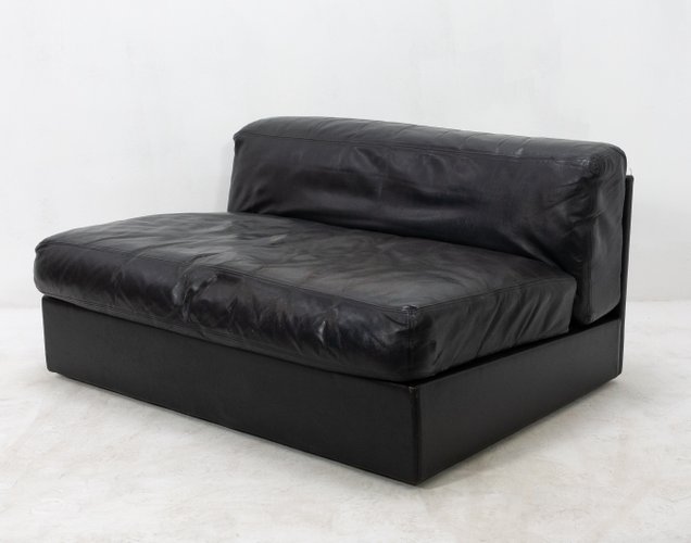 Low Leather 2 Seater Sofa 1968 For Sale At Pamono
