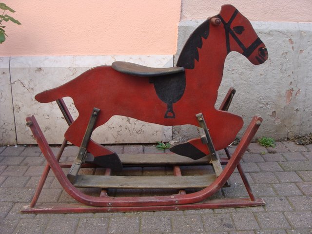 red rocking horse