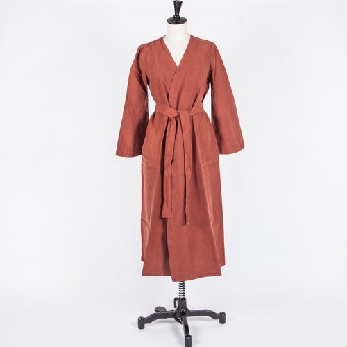 irish linen dressing gown