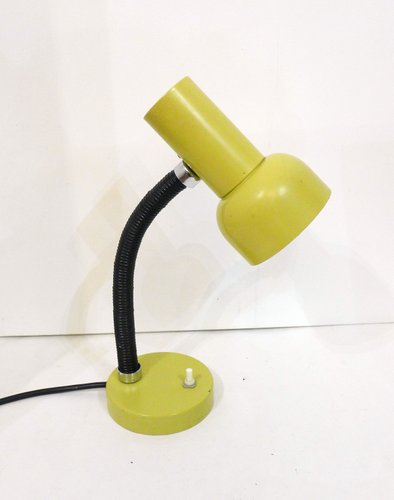 yellow desk lamp