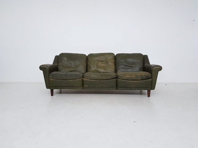 Green Leather Sofa 1950s Bei Pamono Kaufen Green Leather Sofa 1950s Bei Pamono Kaufen