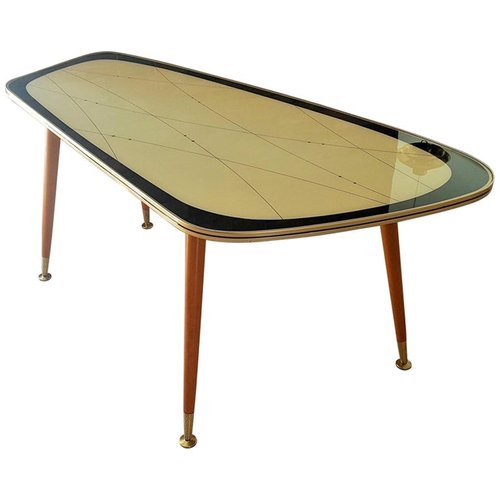 German Glass Top Coffee Table 1950s, Are Glass Top Tables Out Of Style