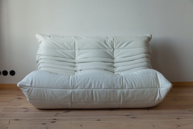 White togo sofa deals
