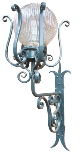 Antique Art Nouveau Wrought Iron Outdoor Lamp For At Pamono Antique Art Nouveau Wrought Iron