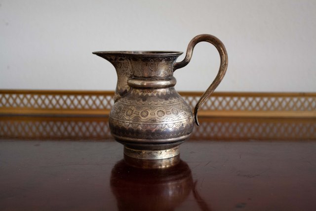 milky antique　0202 Antique Silver Milk Jug for sale at Pamono