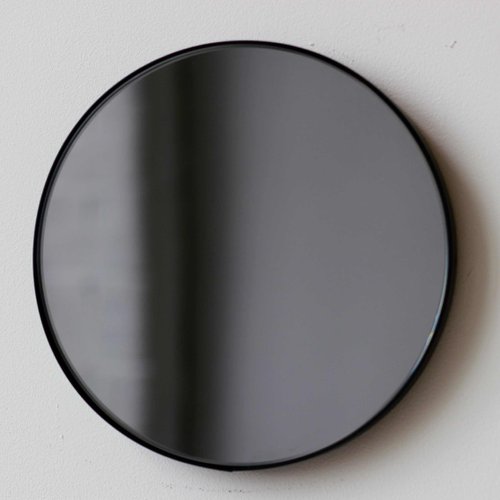 Small Black Tinted Orbis Round Mirror, How To Tint Mirror