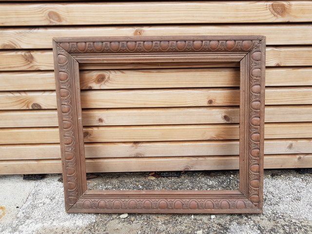 Antique Carved Wooden Frame